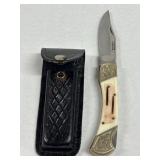 Folding Knife with Sheath