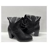 Black Knee Height Boots Size 10