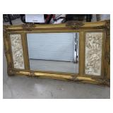 Gorgeous Antique French Gilded Mirror w/Cherubs