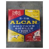 Vintage Alcan 12 Gauge Shotgun Shells.