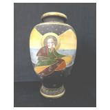 12" Vintage Japanese Satsuma Vase