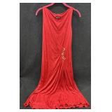 Sz: 46, Roberto Cavalli Red Dress