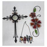 Cross & Stained Glass Decorative Pieces