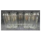 (9) Glass Water Bottles