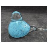 Vintage 70ï¿½s American Art  Hand Blown Glass Bird
