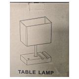NIB Seealle Fully Dimmable Table Lamp with USB