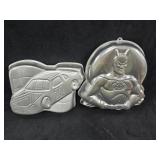 Race Car & Batman Cake Pans