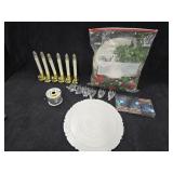 Battery Candles, Wreath in Progress, (6) Plastic