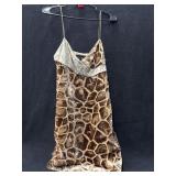 Sz: 10, Nicole Miller Giraffe Print Spaghetti