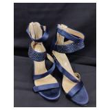 BCBGMAXAZRIA Blue Heels