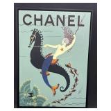 CHANEL COUTURE Paris MERMAID on SEAHORSE