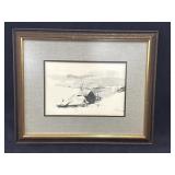 "The Corner"  Painting Signed by Andrew Wyeth 1953