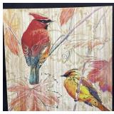 Art Print Featuring Two Cardinals on a