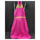 Sz: 6, Naven Pink Beige Dress Strapless