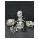 KitchenAid Stand Mixer, (2) Stainless Mixing