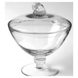 Neptune by DANSK Tall Footed Candy Box with Lid