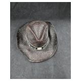 Kenny K. Straw HatTissue was stuffed into crown