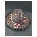 SeaFolly of Australia Straw Hat w/Colorful Band