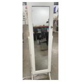 14.5"x 59" Full Length Mirror W/ Standing Jewelry