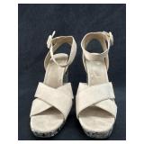 Sz: 8, Mix No.6, Nude Glitter Heels