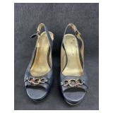 Sz: 7.5, Tommy Hilfiger, Open Toe Heels