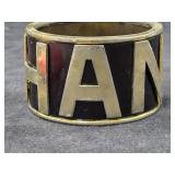 Chanel Runway 1986 Wide Cuff Bangle w/CHANEL
