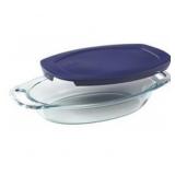 Pyrex 1.3 Qt Casserole Dish with Handles and lid