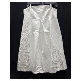 Sz: 6, Lilly Pulitzer Strapless White Dress