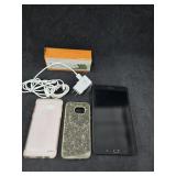 Samsung Tablet, (2) Phone Cases, New Samsung