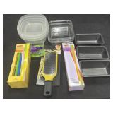 Storage Containers, Straws, Shredder & Mini Pans