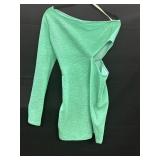BCBG Generation Aquarius One Shoulder Dress Green