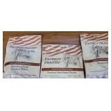 3 Packs of Patriot Pantry Freeze Dried Food SEE