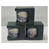 3 NIB Thomas Kinkade "A Beacon of Hope" Collector