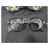 (2) NIP Black & Gold Sunglasses