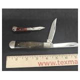 (2) Frost Cutlery Stainless Pocket Knives