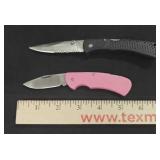 (2) Stainless Folding Pocket Knives