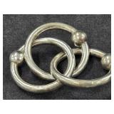 Tiffany & Co. Sterling Silver Triple Rattle