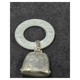 Antique Sterling Silver Baby Rattle