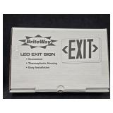 NIB BriteWay LED EXIT SIGN