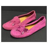 NEW Women Mercanti Florentini Hot Pink Leather