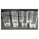 (7) Believed VTG Luigi Bormioli Square High Ball