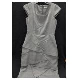 Sz: 4, Calvin Klein Grey Dress