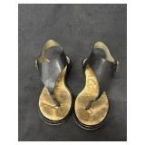 Sz: 7.5, Jessica Black Sandals