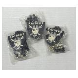 3 Raiders Mardi Gras Beads