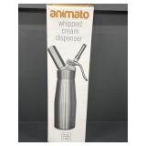 NIB Animato Whipped Cream Dispenser 1 Pint