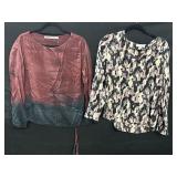 Michael Stars Red Blue TieDie Shirt XS & Waverly