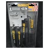 NIP DEWALT DWA4101 8-Piece 2X Reciprocating Saw B