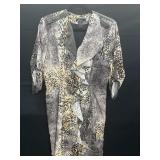 I Am Alberto Makali  Animal Print Dress Size Large