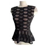 BCBG Maxazria Kimie Tp Black Fit And Flare