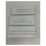 3 Williams Sonoma Decorative Trays